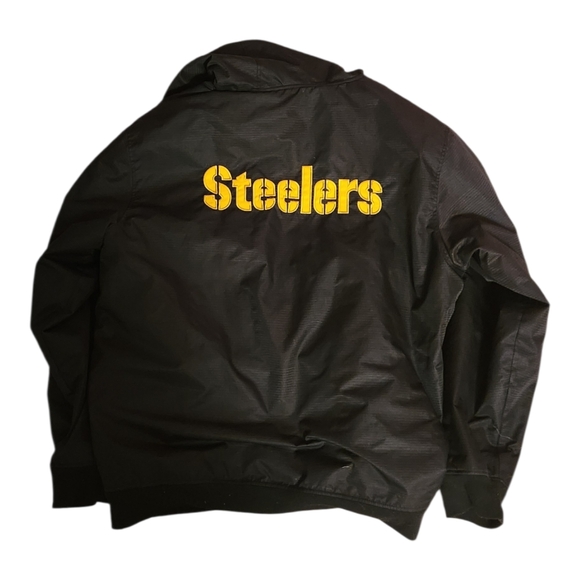 Pittsburgh Steelers Black Womens XL NFL Foodball Windebreaket Jacket - Picture 11 of 11